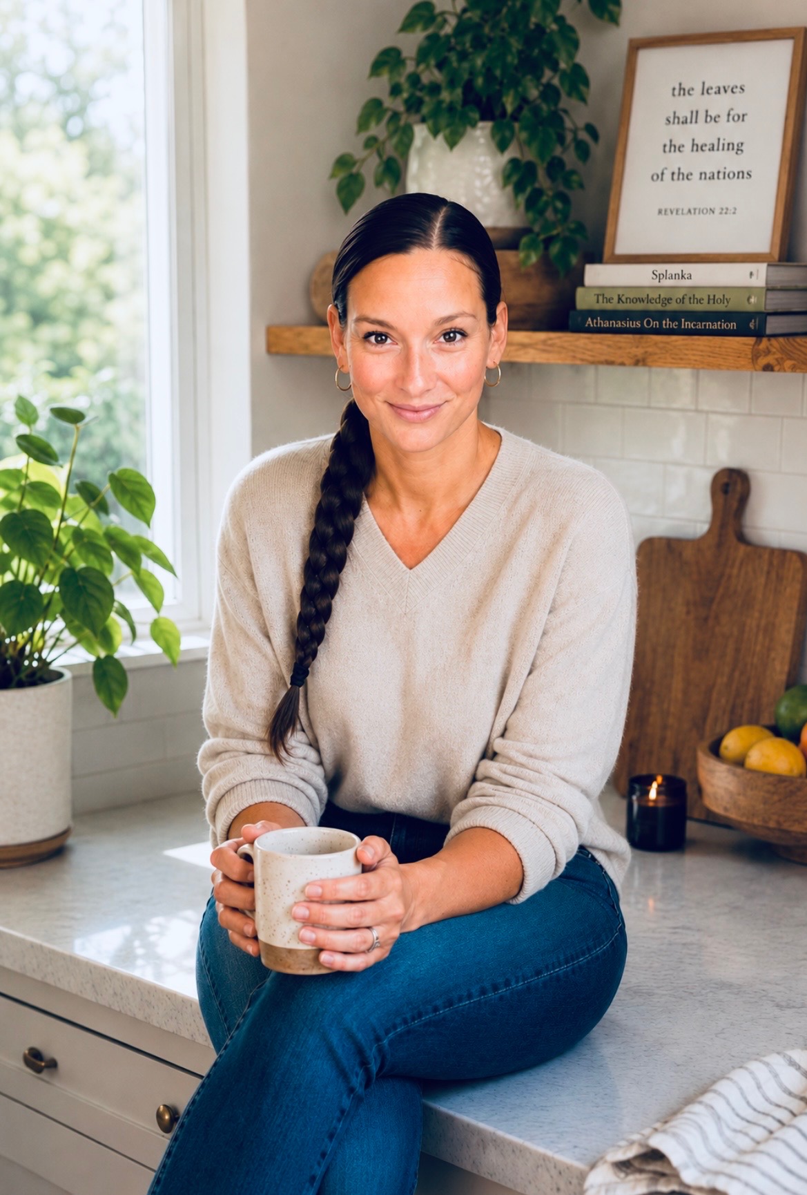 Air Potter, Certified Holistic Health Practitioner, at home in Wesley Chapel, Florida